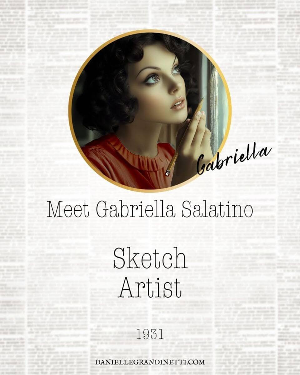 Meet the Heroines of the Di Stasio Giornaliste Agency (3) Meet Gabriella Salatino - Sketch Artist