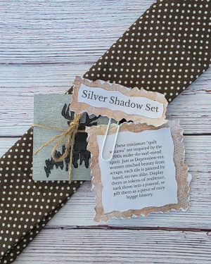 Artisan Quilt Tile Set | Silver Shadow