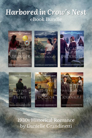 Harbored in Crow's Nest ebook Bundle graphic with all six covers